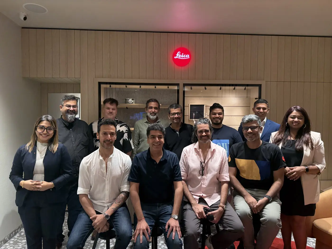 Event photography at a Leica store